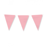 Papieren Vlaggenlijn Pastel Roze 6m